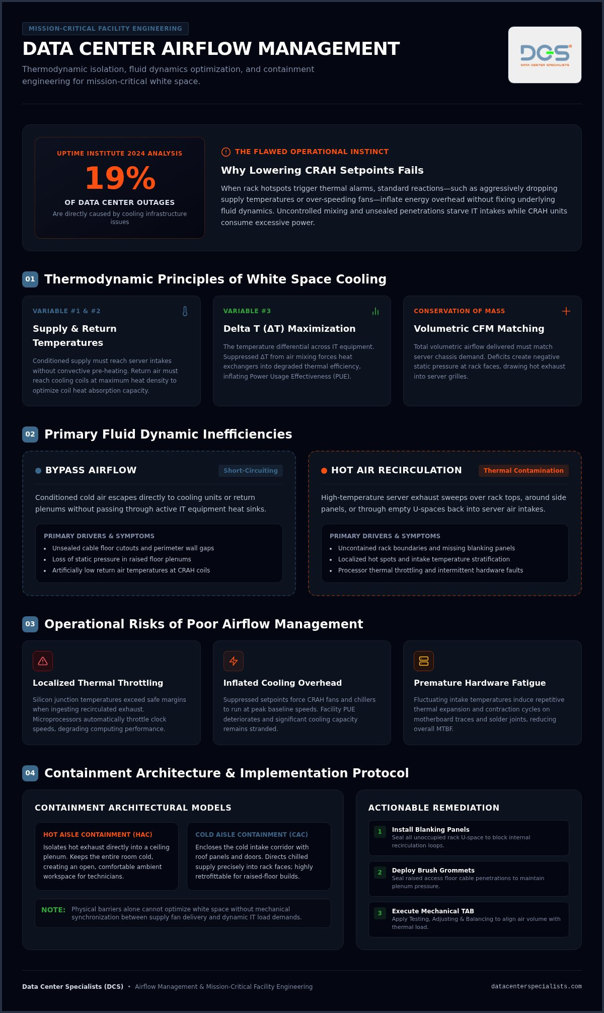 Data Center Airflow Management: Technical Principles and Engineering Best Practices