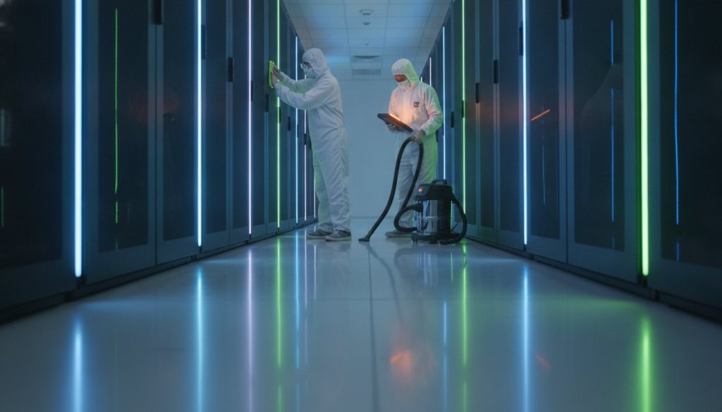 Data Center Commissioning Cleaning: A Professional Decontamination Guide