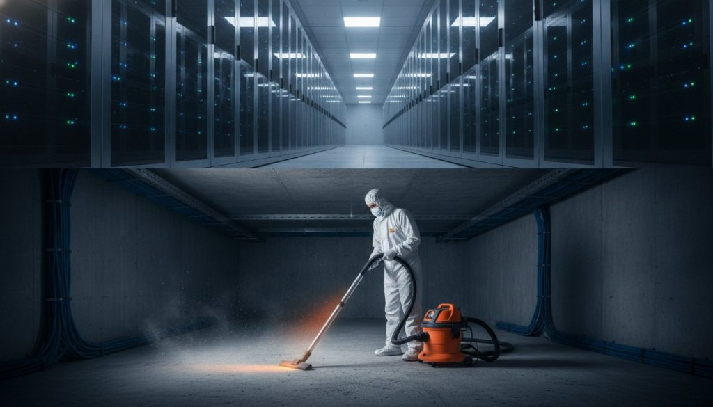Sub-Floor Construction Cleaning: Decontaminating the Data Center Plenum